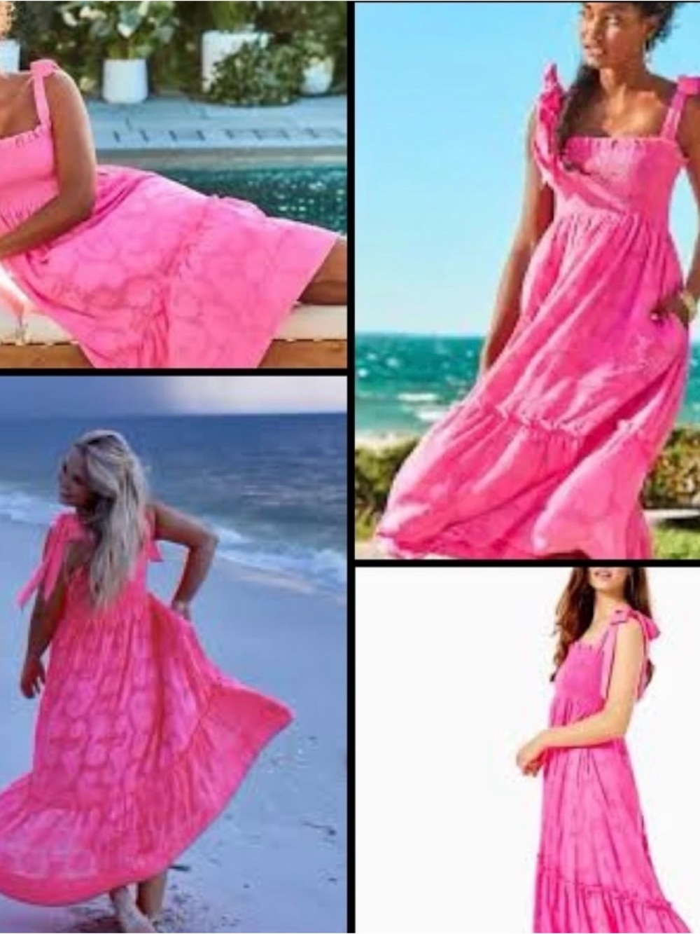 Lilly Pulitzer Rivera Pink Smocked Dress